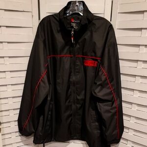 NWT I East‎ Jacksonville North Carolina Red And Black Windbreaker Jacket Large